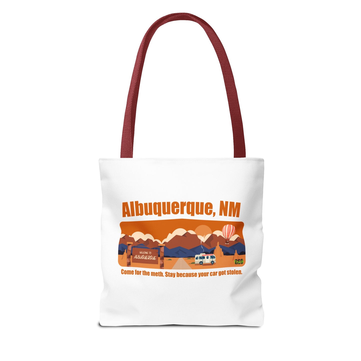 Albuquerque Adventure Tote Bag, Travel Bag, Souvenir Tote, Storage Bag, Unique Gift for Travelers