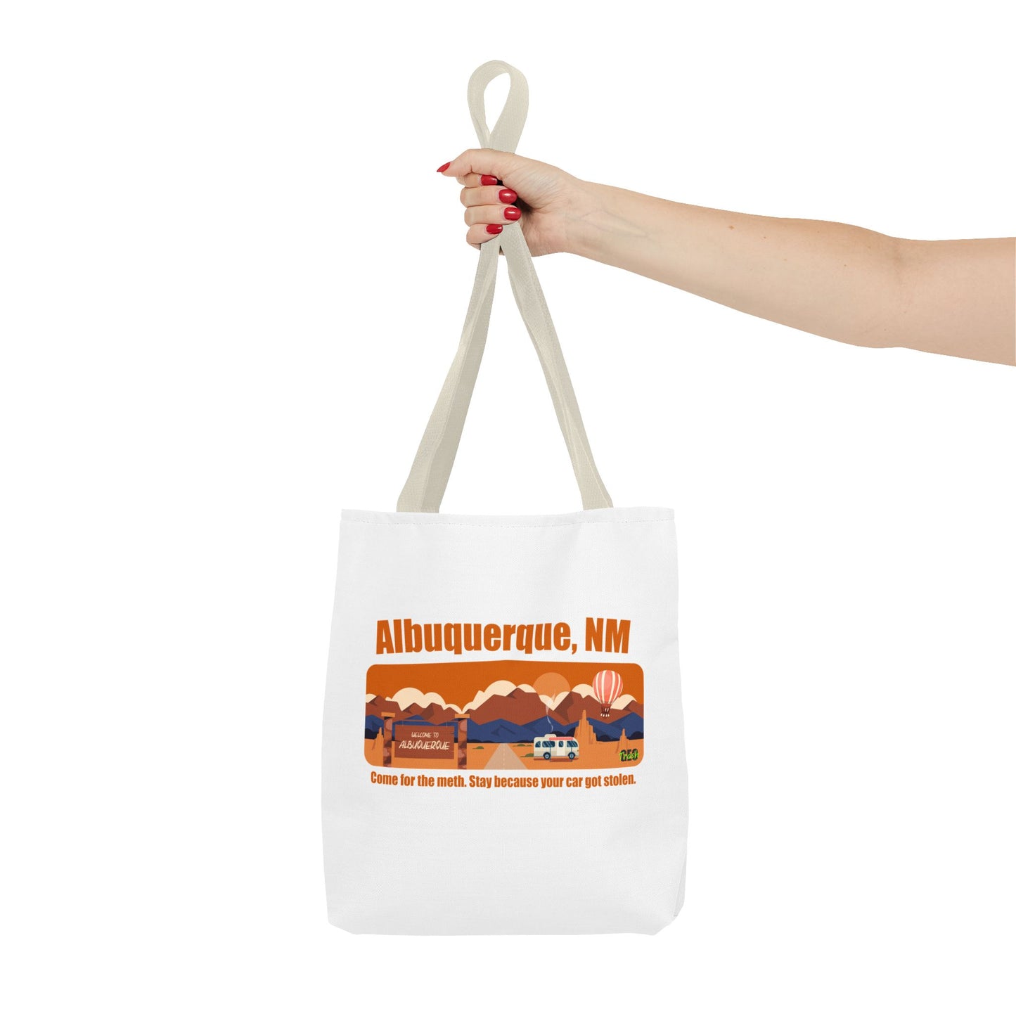 Albuquerque Adventure Tote Bag, Travel Bag, Souvenir Tote, Storage Bag, Unique Gift for Travelers