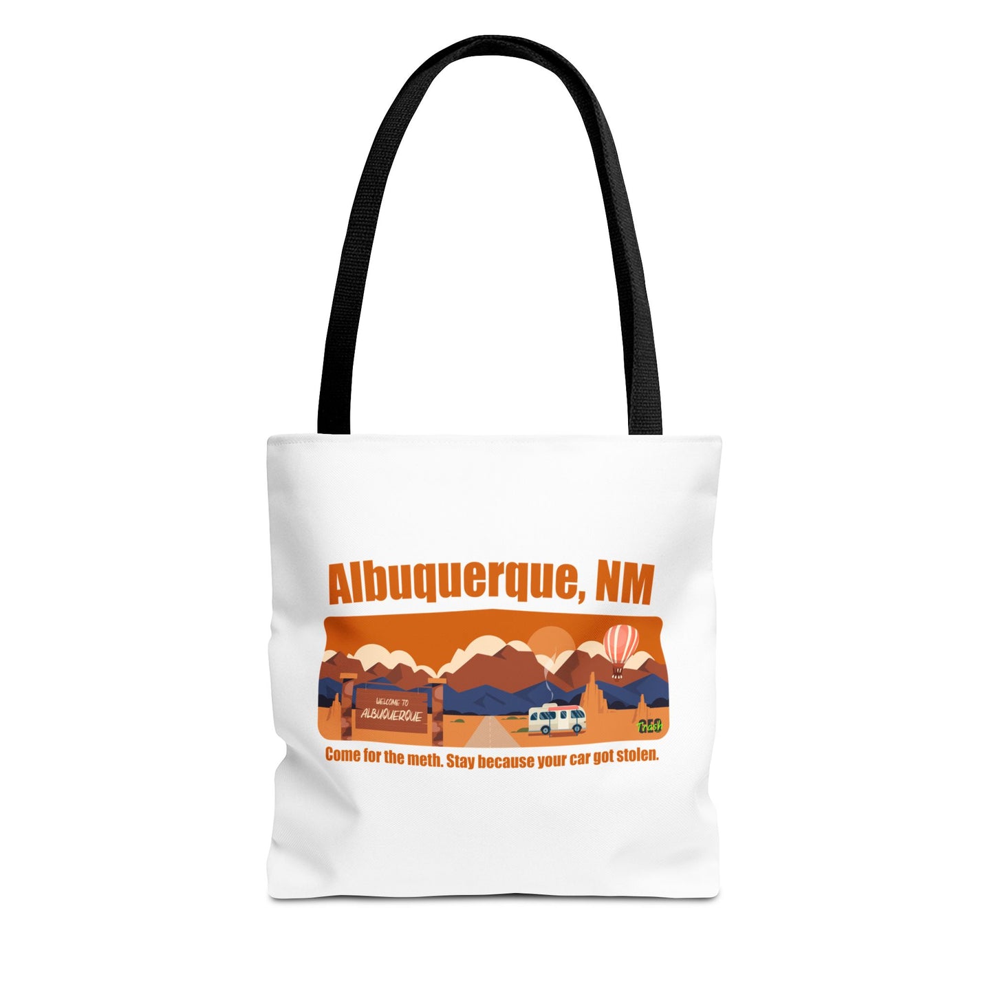 Albuquerque Adventure Tote Bag, Travel Bag, Souvenir Tote, Storage Bag, Unique Gift for Travelers