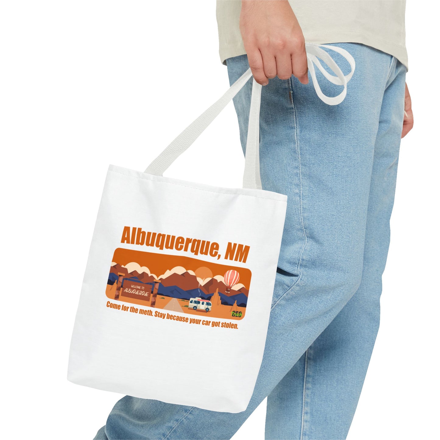Albuquerque Adventure Tote Bag, Travel Bag, Souvenir Tote, Storage Bag, Unique Gift for Travelers