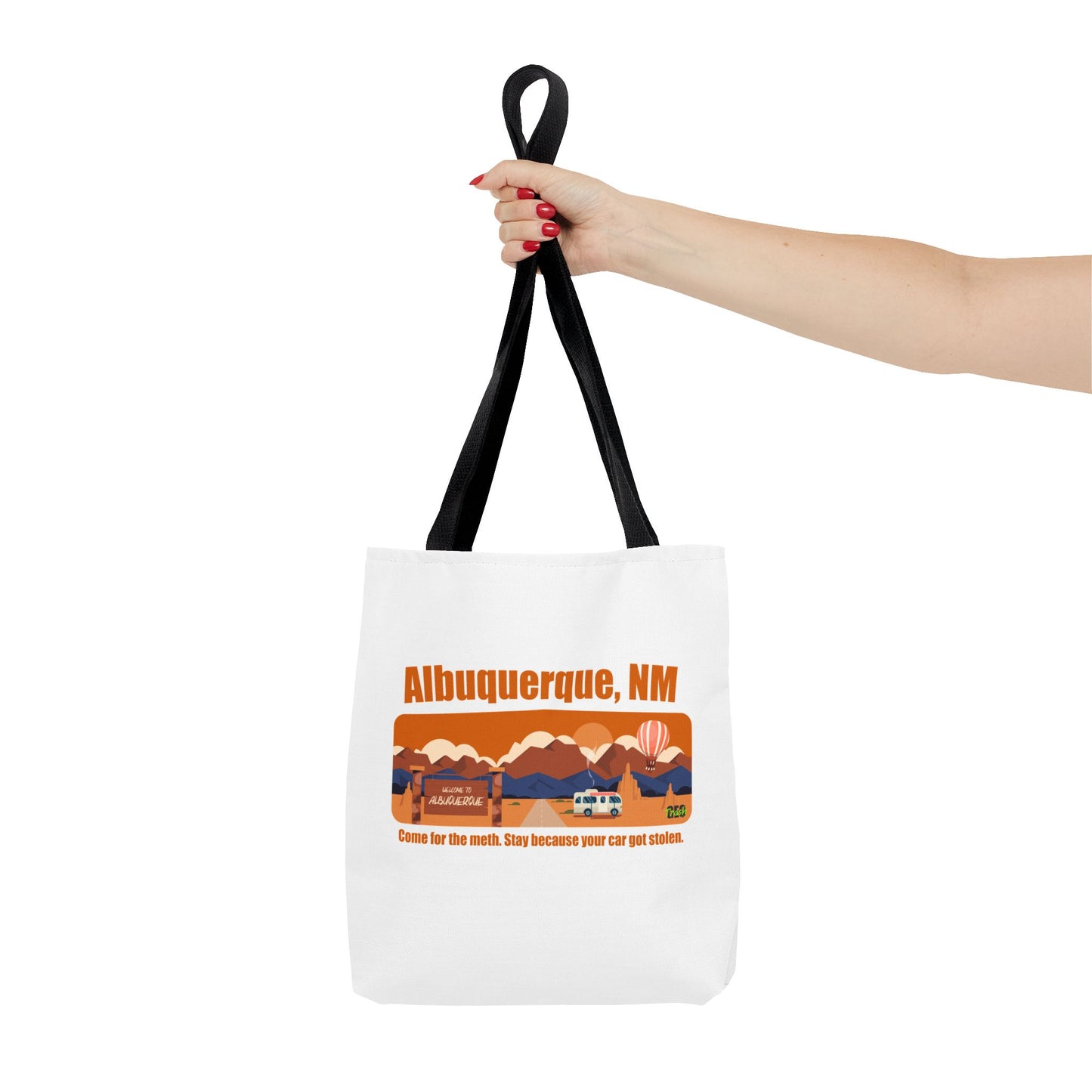 Albuquerque Adventure Tote Bag, Travel Bag, Souvenir Tote, Storage Bag, Unique Gift for Travelers