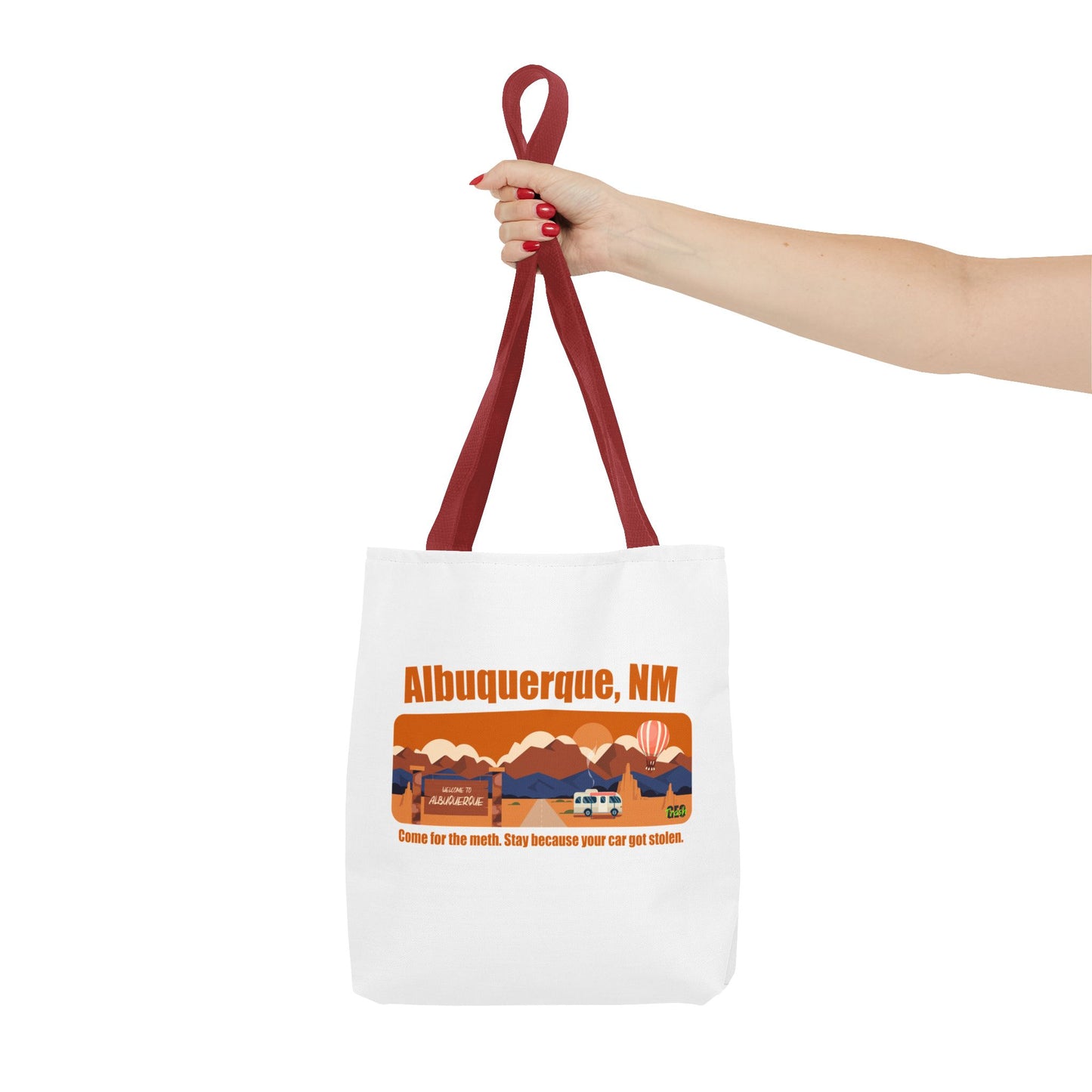 Albuquerque Adventure Tote Bag, Travel Bag, Souvenir Tote, Storage Bag, Unique Gift for Travelers