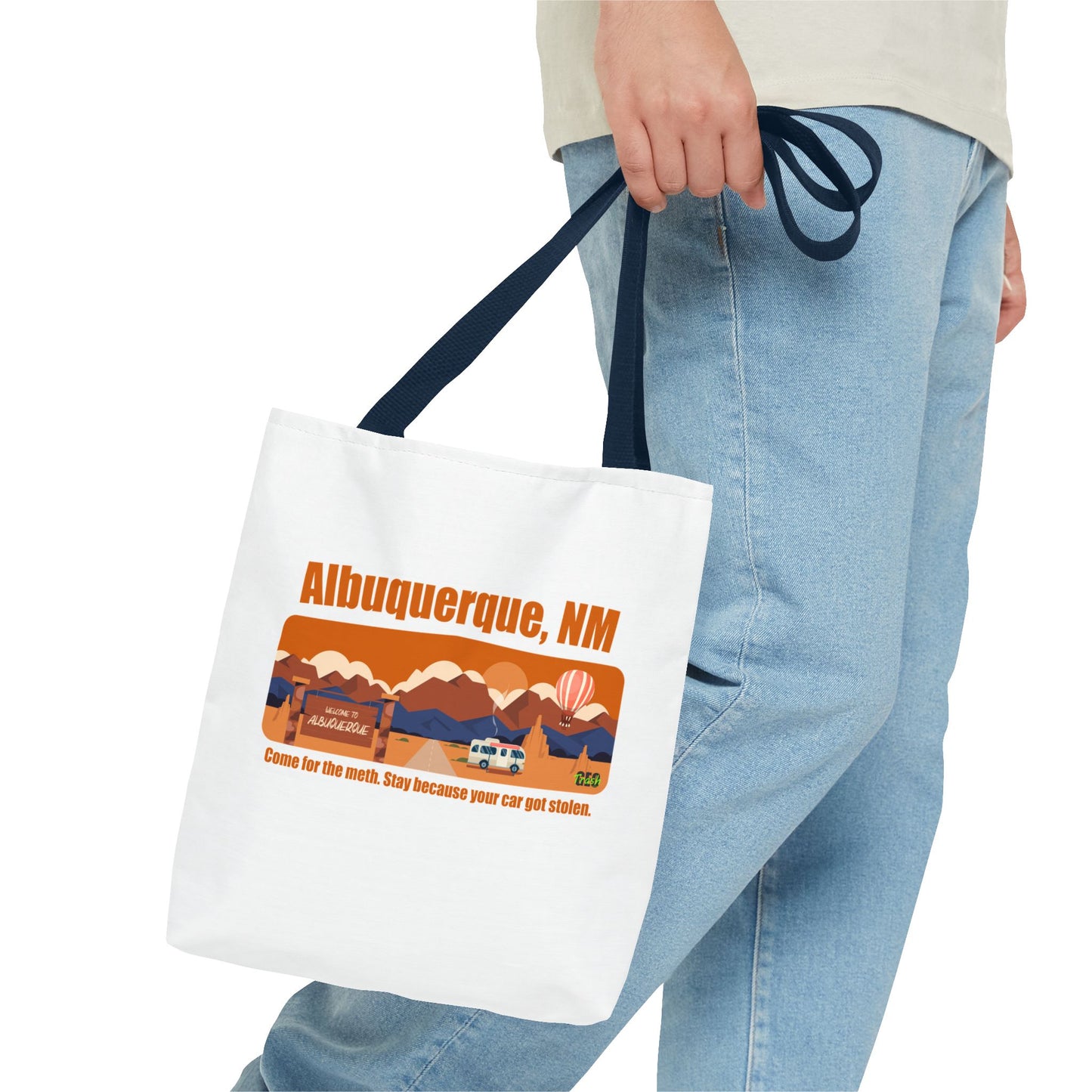Albuquerque Adventure Tote Bag, Travel Bag, Souvenir Tote, Storage Bag, Unique Gift for Travelers