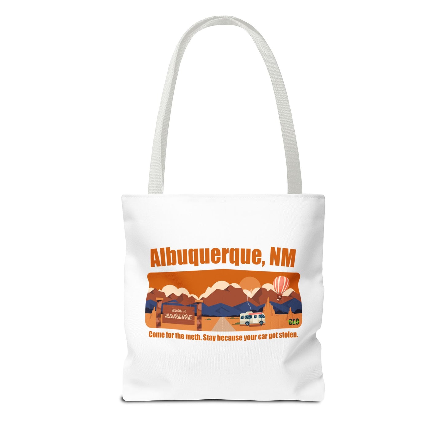 Albuquerque Adventure Tote Bag, Travel Bag, Souvenir Tote, Storage Bag, Unique Gift for Travelers