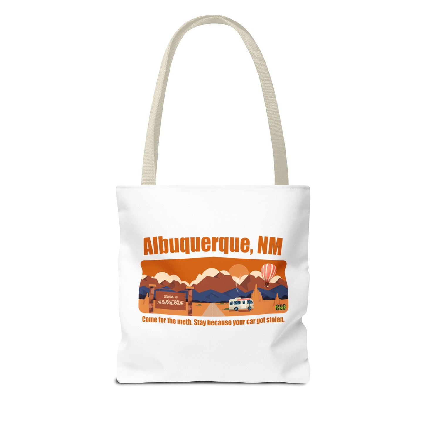 Albuquerque Adventure Tote Bag, Travel Bag, Souvenir Tote, Storage Bag, Unique Gift for Travelers