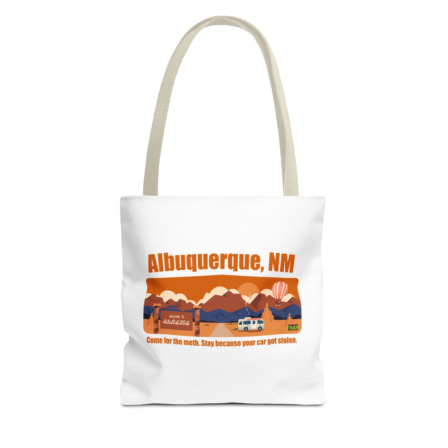 Albuquerque Adventure Tote Bag, Travel Bag, Souvenir Tote, Storage Bag, Unique Gift for Travelers
