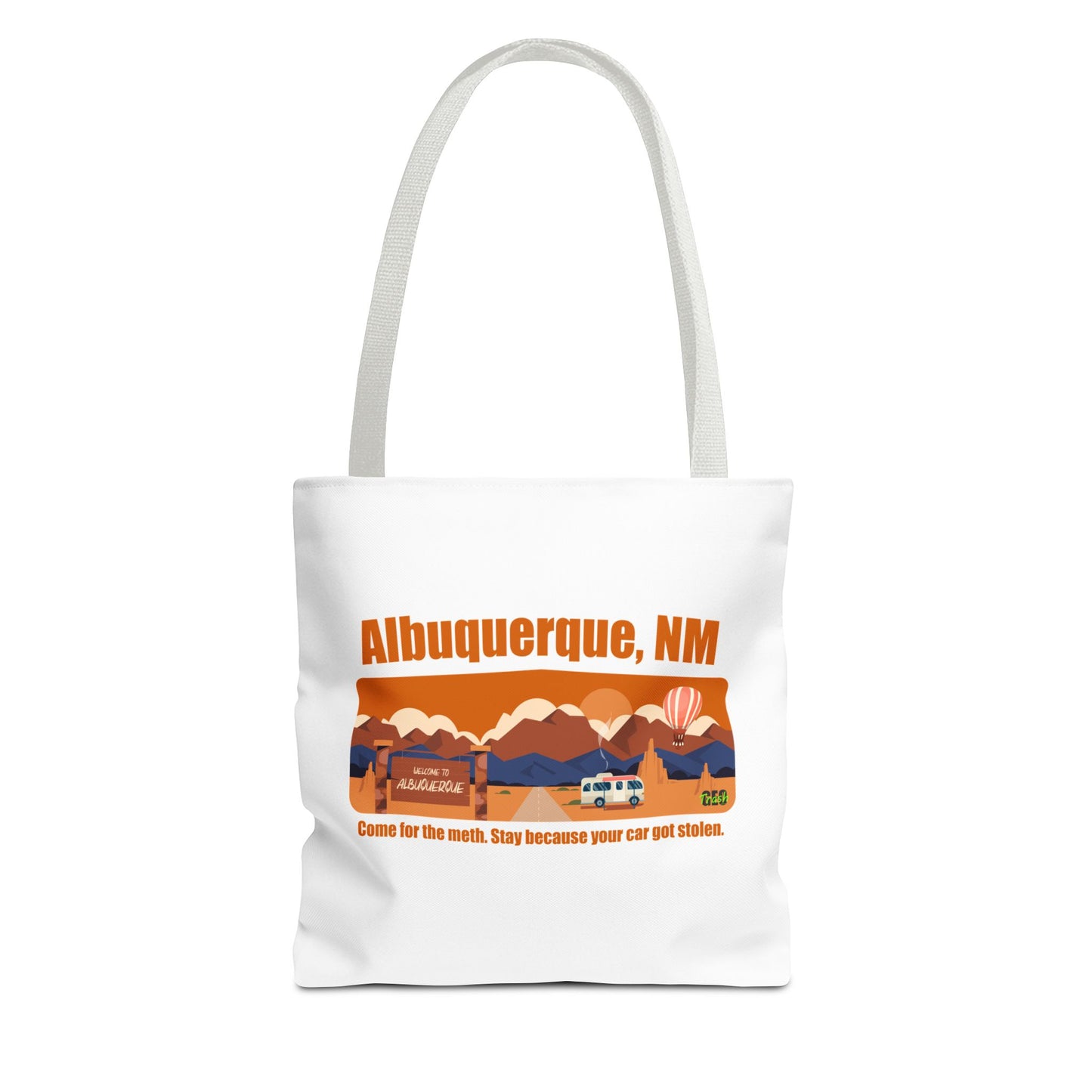 Albuquerque Adventure Tote Bag, Travel Bag, Souvenir Tote, Storage Bag, Unique Gift for Travelers
