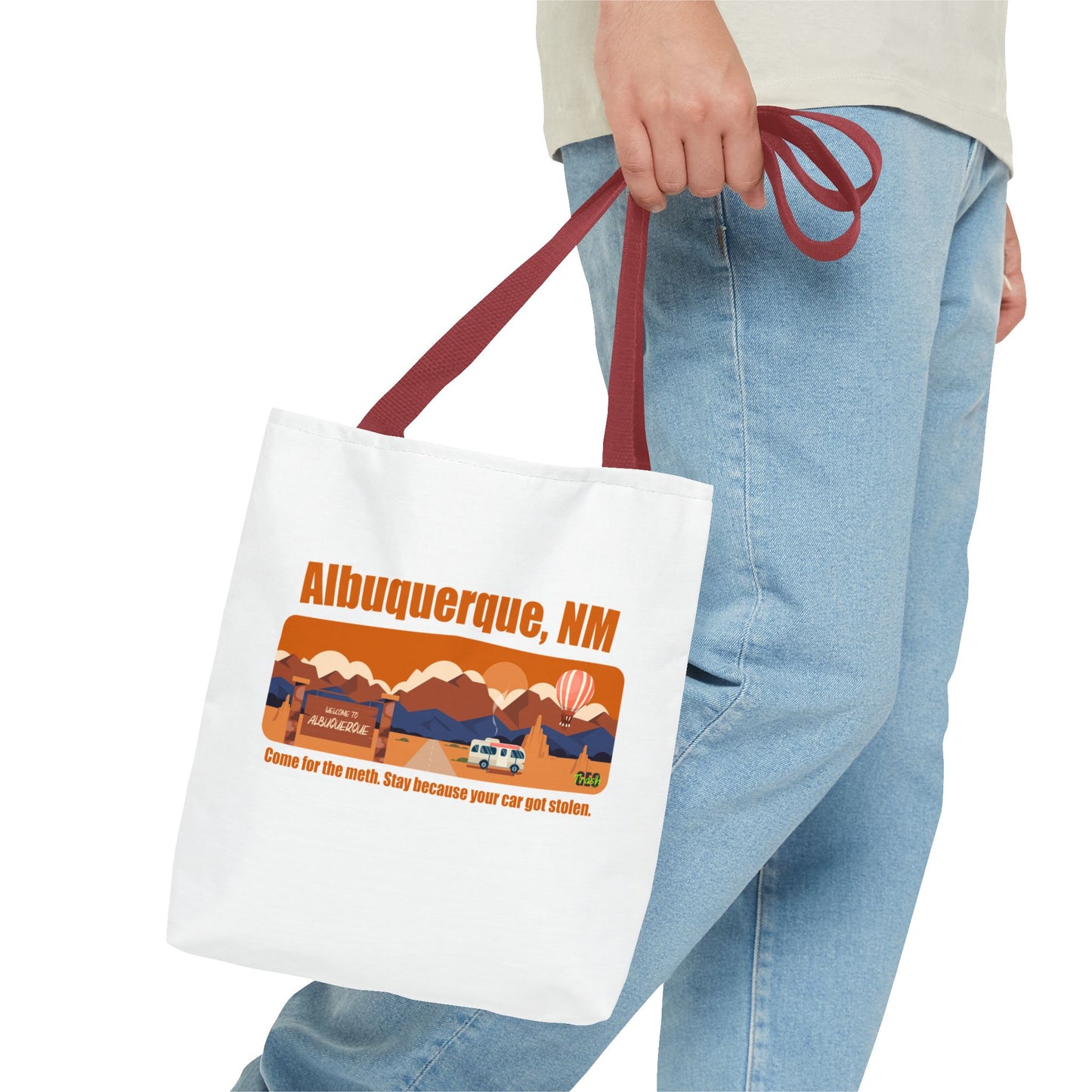 Albuquerque Adventure Tote Bag, Travel Bag, Souvenir Tote, Storage Bag, Unique Gift for Travelers